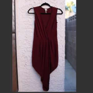 Maroon Bodycon Dress